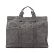 【DOKODEMO】【二手】愛馬仕 HERMES 托特包 Herline MM 灰色帆布 Herline 托特包 MM 灰色 男女通用 二手 B