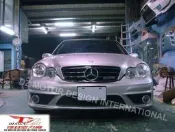 德日空力套件 W203 E63 AMG 前保桿