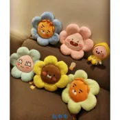 💟【限購】韓國KAKAO FRIENDS 萊恩屁桃可愛靠枕沙發客廳卡通公仔枕 床上抱枕坐墊超萌臥室枕頭靠墊辦公