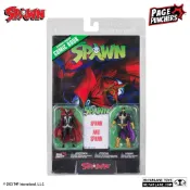 不挑盒況 麥法蘭 SPAWN 閃靈悍將 3吋 閃靈悍將&光亮俠 再生俠 反在生俠 2入組 漫畫 可動公仔 MF90401