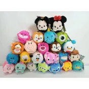 【娃娃市集】TSUM TSUM迪士尼集線器玩偶 迪士尼捲線器 迪士尼吊飾 史迪奇捲線器 維尼 奇奇蒂蒂