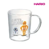 【HARIO】日本 Star Wars星際大戰 耐熱玻璃馬克杯 機器人 360mL 360cc 玻璃馬克杯 SW
