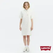 Levi's 女款 襯衫式短袖丹寧牛仔洋裝 熱賣單品 A9480-0001