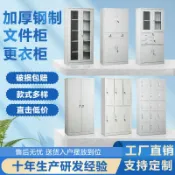 拾光藏寶閣 【鋼製耐用】鐵皮櫃 置物櫃 收納櫃 文件櫃 儲物櫃 更衣櫃 辦公櫃 工廠用 宿舍用 學校用 健身房用 多層分格 附鎖安全 防潮防鏽