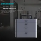 吉米家居X1-E工具箱收納盒五金大號工業級家用手提式車載多功能xj4117