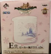 全新海賊王 航海王 全家 7-11 磁鼓王國篇 E賞 量杯風玻璃杯 櫻花 醫生 冬之島