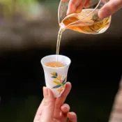 手繪 聞香杯 陶瓷 功夫茶杯 個人專用 茶道 品茗杯 主人杯 家用 陶藝 手作工藝