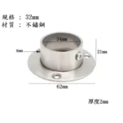 singcoco💫不鏽鋼 固定目玉 白鐵管用 白鐵材質 目玉 管頭 吊衣桿 吊衣管 邊座 法蘭座 法蘭片