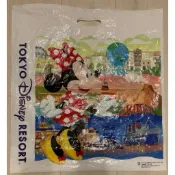 TOKYO Disney 東京迪士尼樂園 迪士尼提袋 米奇 米妮 迪士尼 樂園 購物袋 大 購物裝物攜回 有使用痕跡