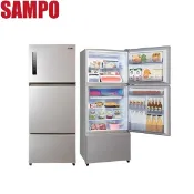 【蝦皮直營】SAMPO 聲寶- 530L 三門變頻冰箱 SR-C53DV 含基本安裝+舊機回收 大型配送