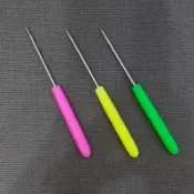 妮妮生活百貨 塑膠柄小錐 小錐子 小尖錐 鑽孔針 小針錐 章魚燒 鯛魚燒 車輪餅 烤盤 工具 拆線 挑針 挑棒 叉子