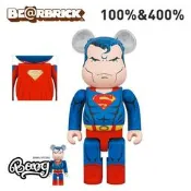 有貨 Bearbrick 400%100%  SUPERMAN 超人積木熊潮玩手辦