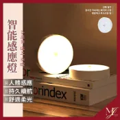 (店+)【MJ】LED圓型磁吸感應燈 感應燈 小夜燈 人體感應燈 LED感應燈 床頭燈 磁吸感應燈 展示燈 走廊燈