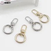 懶貓❤ U型扣圓形彈簧扣diy手機鏈鑰匙扣圈環玩偶箱包五金掛扣飾品配件 手作輔材 手作配件 diy配件 diy材料