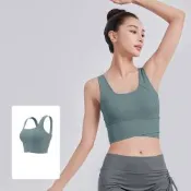 【ALLK 歐楷】促銷 固定罩杯瑜珈韻律服上衣 5色(尺寸L-2XL/中大尺碼/運動/健身)