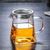 【品質保證】加厚玻璃公道杯玻璃方形分茶器茶海功夫茶道配件日式茶具 家用茶具 簡約茶具 紫砂茶具