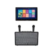 【金將科技】KKPAD11雲端伴唱機點歌機+移動行動藍芽K歌音響喇叭卡拉OK組-G2黑(贈一年免費雲端歡唱)