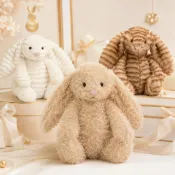 (店+)【JELLYCAT】【Homieee】JELLYCAT 害羞兔兔 金標奢華 Bashful Luxe 害羞尼珀斯兔 杜松兔 捲毛兔 娃娃