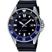 【CASIO 卡西歐】黑水鬼防水200米潛水錶 正原廠公司貨(MDV-107-1A2黑X百事圈)