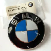 BMW 【現貨】HZ 74mm 82mm 白色藍色徽章徽章引擎蓋前後行李箱標誌適用於寶馬 E46 E39 E38 E90