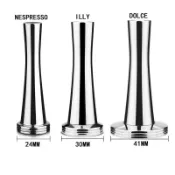 適用雀巢nespresso 意利咖啡膠囊填充壓粉棒 不銹鋼金屬 實心粉錘 壓粉錘【達明百貨】