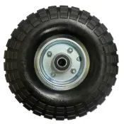 (店+)HS風火輪 10吋 全PU防刺輪 PU-80510A 風輪 免打氣輪胎 採用實心雙培林 台灣製 中崙五金