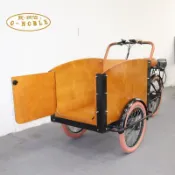 上新🥇歐納伯cargo bike歐式寵物自行車接送遛娃倒騎驢三輪車可定製電動（不含運10.9）