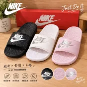 實體店 NIKE WMNS BENASSI JDI Swoosh 黑色 白色 格紋 拖鞋 343881 343881粉色