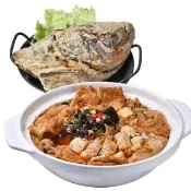 【林聰明】沙鍋菜1000g*3+特大鰱魚頭600g(排隊名店 古早味 暢銷鍋物)