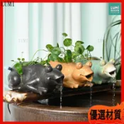 魚缸造景 流水擺件 陶瓷 魚缸過濾器 魚缸流水器 創意動物造型 水族箱裝飾 桌面擺飾 流水盆 生態缸 養魚 盆栽 裝飾品