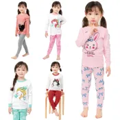 【Mellisse】 女童童裝 莫代爾秋冬韓國新品 純棉睡衣 長袖睡衣 兒童居家服 套裝 睡衣 小孩 兒童睡衣