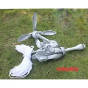 船泊系列泡棉船專用船錨1.5kg/3.2kg管筏鋁船特快quick boat都適用(釣黑格，鮸魚，石斑，蝦必備)
