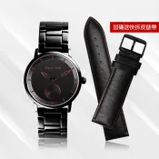 大高雄鐘錶城 RELAX TIME 漂浮系列 Floating (RT-83-5) 加贈快拆真皮錶帶 / 黑x紅｜樂天領券現折★全館特惠中★指定刷卡回饋10%