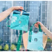 Starbucks 星巴克正品 夏日限定｜帆布雙肩包 × 便攜手提袋，一包多用好時尚