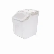 15KG 防潮寵物飼料桶 附量杯(密封桶 米桶 乾糧桶 狗糧桶 貓糧桶)