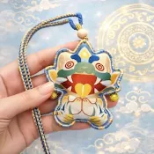 [Strawberrynet草莓網]【Ji Qing Tang】Roof Cat Prosperity Charm Sachet - # Blue