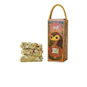 【甜園】麻芛牛軋糖 小資禮盒200gx1盒(台中在地伴手禮 台中必買伴手禮)(中秋禮盒/送禮)