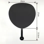 【客製化】應援扇 DIY明星 應援扇 塑膠空白素色 大扇子材料 可訂製 29*27應援扇