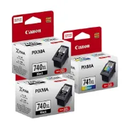 【蝦皮直營】Canon PG-740XL+CL-741XL 原廠高容量墨水匣組合(2黑1彩) 廠商直送