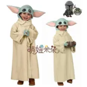 ♥萌妞朵朵2店♥星際大戰尤達大師yoda男童女童扮裝/兒童造型服/變裝服/角色扮演/萬聖節/聖誕節