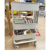 團團代購 IKEA 宜家家居 小推車 手推車 三層推車 收納推車 置物推車 推車砧板 砧板 廚房 收納 推車 推車收納