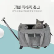 協貿國際日用品生活7館 貓包拉桿箱大號兩只貓外出便攜寵物透氣單肩可拆卸折疊狗包手提包