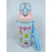 (店+)【Skater】附揹帶/姓名貼 日本2025 寶可夢皮卡丘新葉喵 兒童抗菌直飲式水壺 480ml (交換禮物 聖誕禮物 PSB5SANAG)