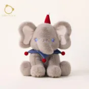 佳佳 SOFT LIFE可愛大象公仔毛絨玩具安撫玩偶娃娃睡覺抱陪伴柔軟兒童