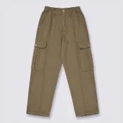 【VANS】官方旗艦 6oz Canvas Sidewalk 女款卡其色工裝長褲