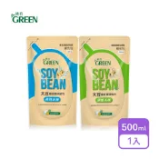 綠的GREEN 植系濃縮洗潔精補充包-高效去油 /深層去味500ml 洗碗精