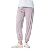(店+)【KAPPA】K0A22AK71 卡帕 柔軟舒適休閒針織運動褲 女款 粉色