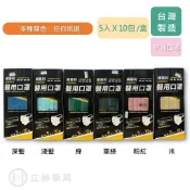 順易利 成人平面醫用口罩 5入 X10包 /盒 公司貨【立赫藥局】