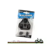 (店+) EXUSTAR 公路車 LOOK KEO 系統 卡踏扣片 鞋底板 灰色0度 E-BLK11+