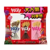 【蝦皮直營】Glico格力高 Pocky百奇 餅乾棒 巧克力/草莓/牛奶 大人氣分享包 171g/盒 餅乾 零食